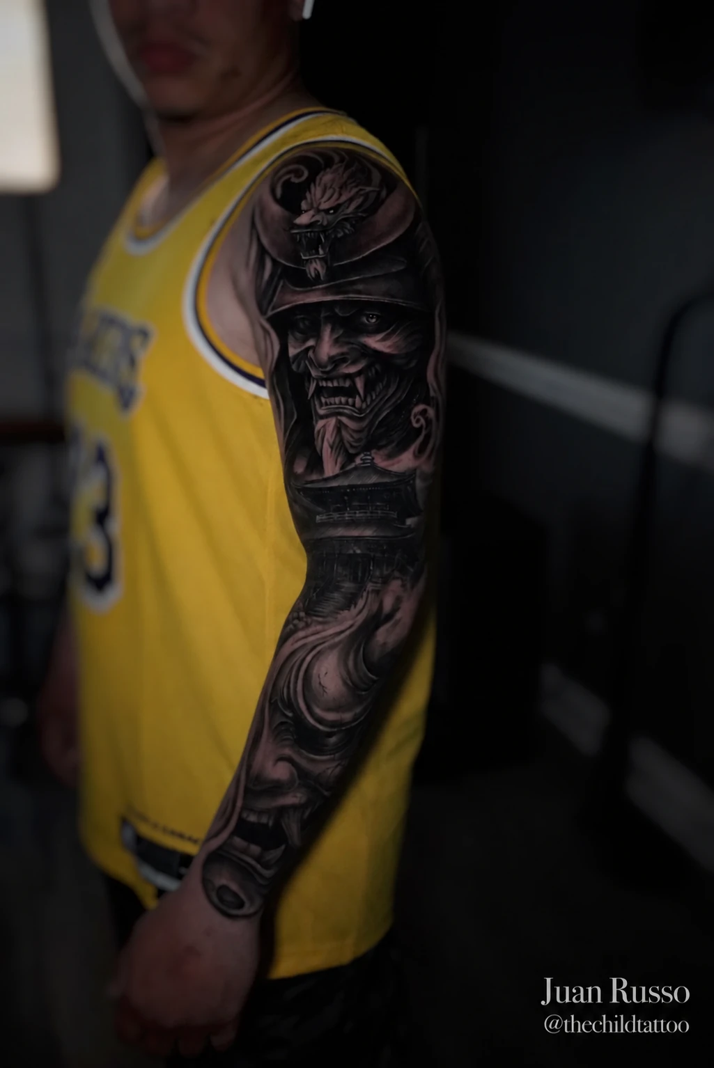 Tatuaje Gran escala de Juan Russo en Memphis TN.