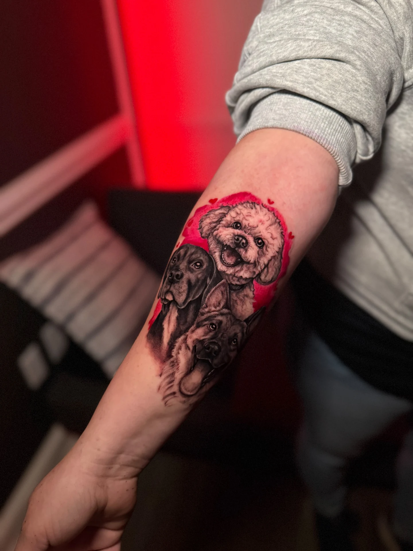 Pet tattoo by Juan Russo in Cordova, Memphis.